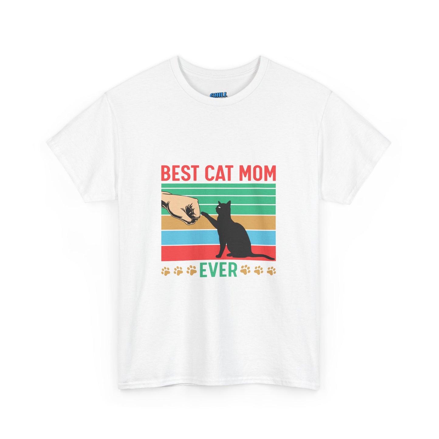 Best Cat Mom Ever Unisex Heavy Cotton Tee