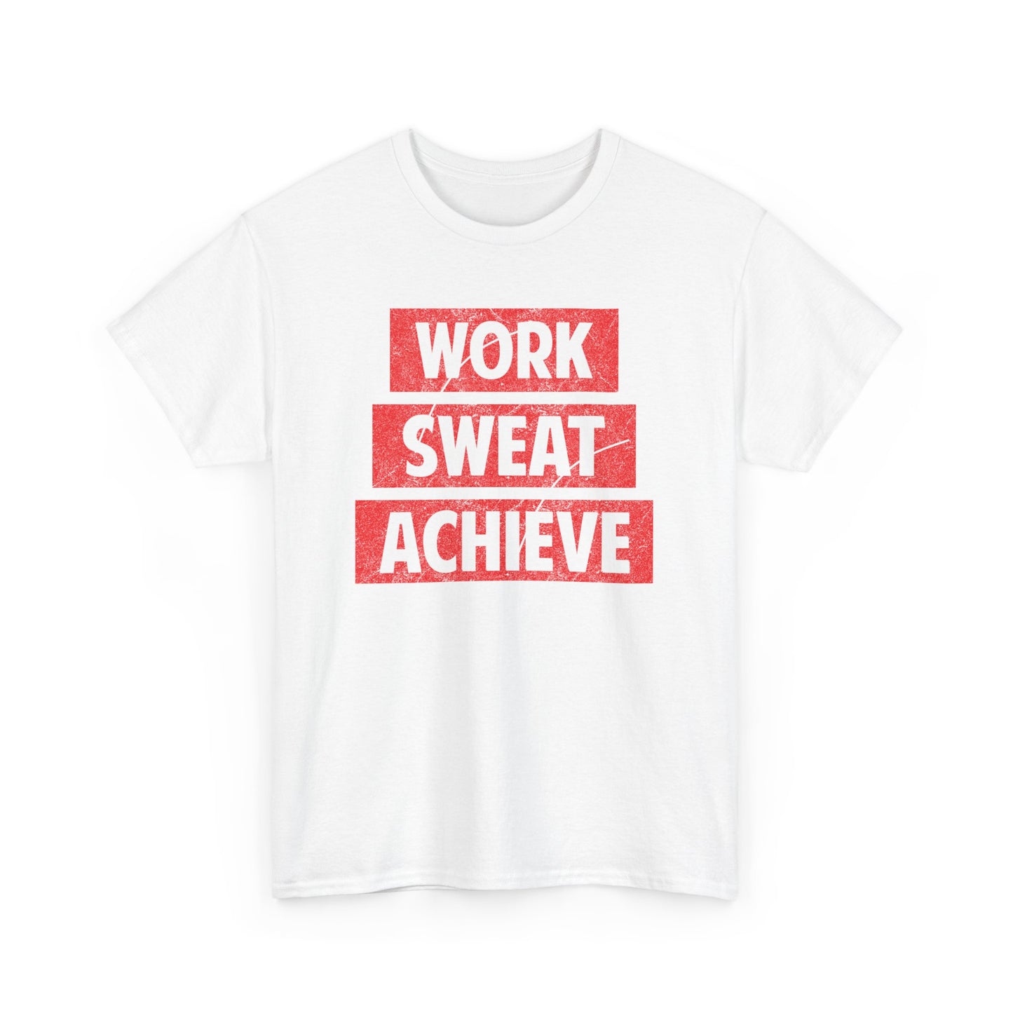 Motivational Heavy Cotton Tee - Work Sweat Achieve T-Shirt - CHILL T-SHIRT