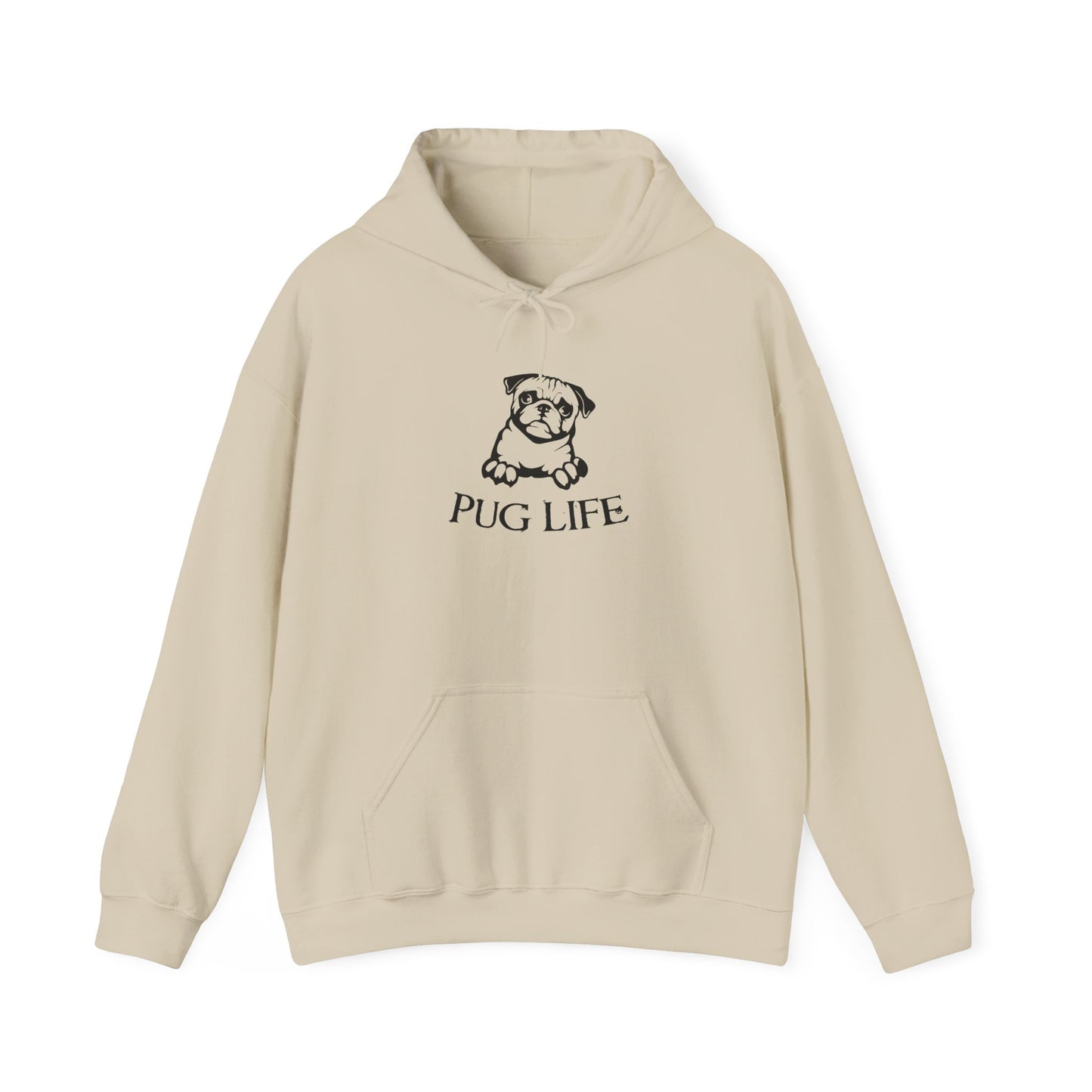 Pug Life Unisex Hooded Sweatshirt - Perfect for Dog Lovers - CHILL T-SHIRT