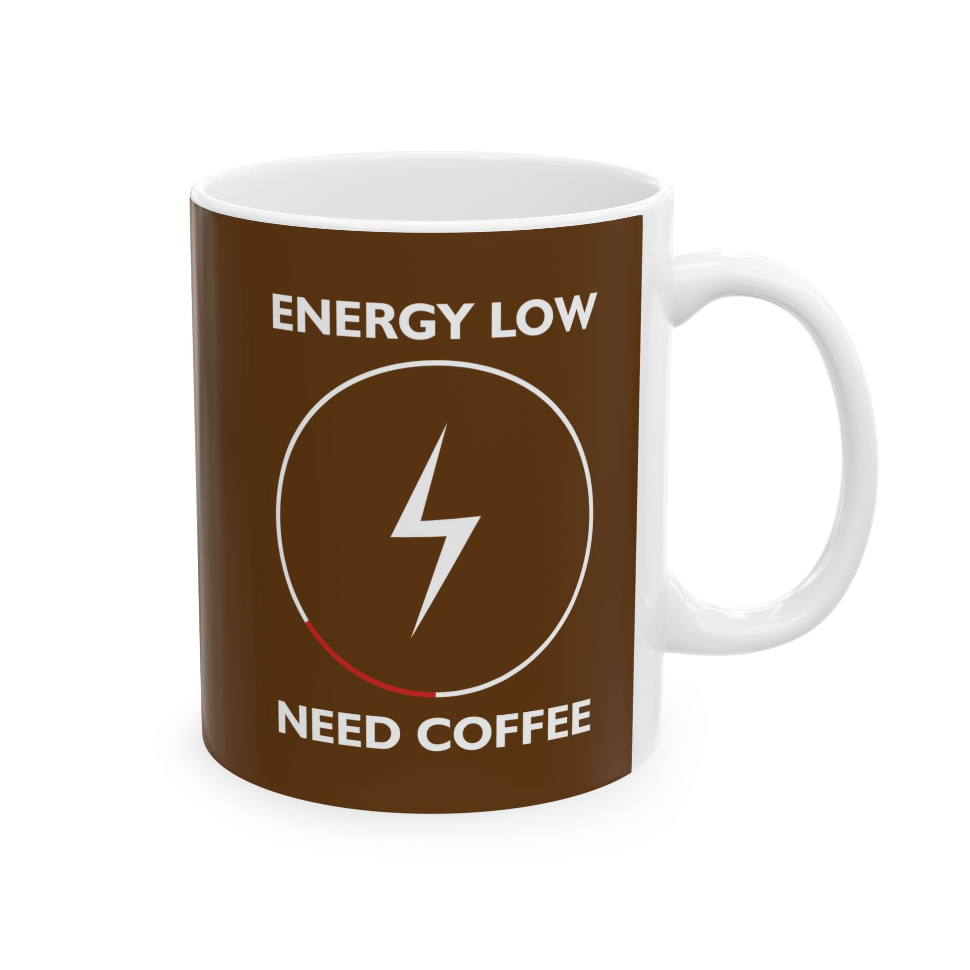 Coffee Level Ceramic Mug - 11oz & 15oz - Perfect Gift for Coffee Lovers - CHILL T-SHIRT