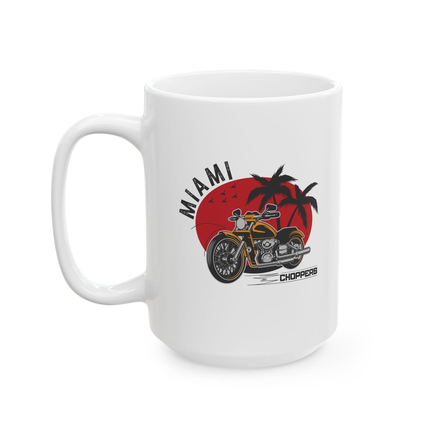 Vibrant Miami Beach Ceramic Mug | 11oz & 15oz | Perfect Gift for Beach Lovers - CHILL T-SHIRT