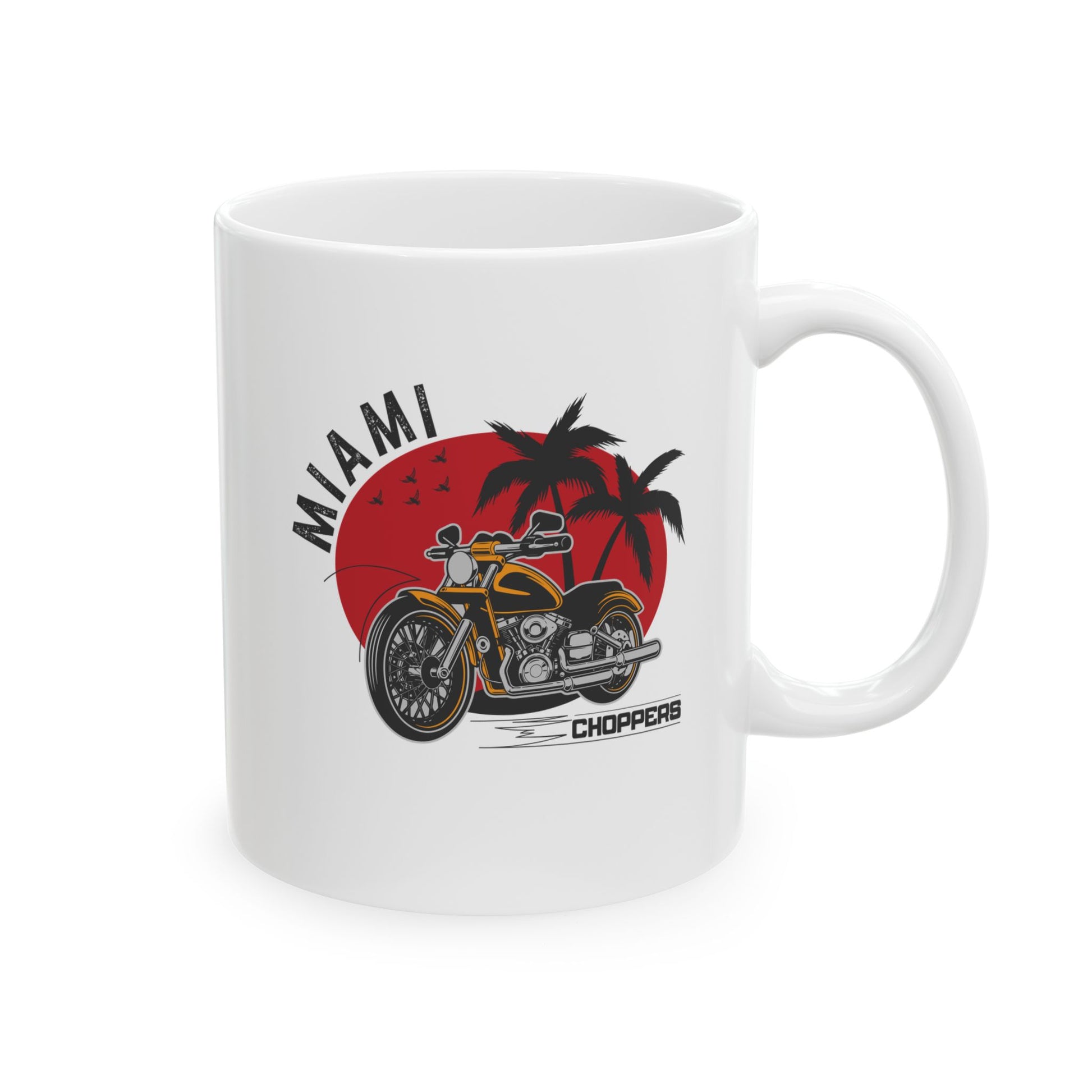 Vibrant Miami Beach Ceramic Mug | 11oz & 15oz | Perfect Gift for Beach Lovers - CHILL T-SHIRT